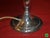 English Art Deco Silver-Plated and Opaline Glass Table Lamp, 1920 For Sale - Image 14 of 15