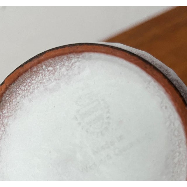 Mid-Century German Studio Pottery Minimalist Vase from Wächtersbach, 1960s For Sale - Image 11 of 14