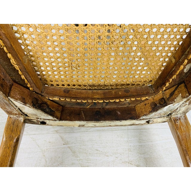Antique Louis XVI Style Side Chairs With Caned Seats—A Pair For Sale - Image 15 of 16