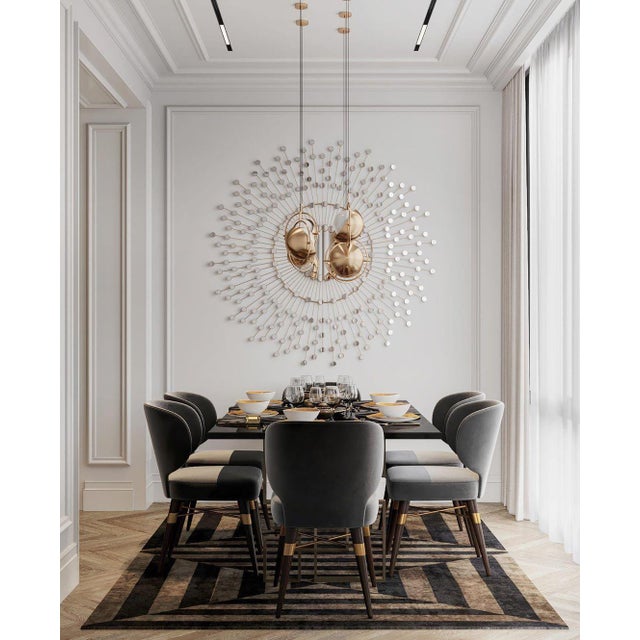 Blue Louis Dining Chair from Ottiu For Sale - Image 8 of 14
