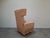 Mid-Century Modern Wingback Lounge Armchair on Castors in Upholstery, 1960 For Sale - Image 15 of 18