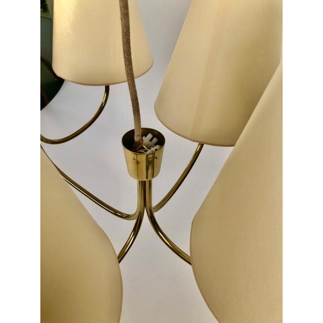 Globe Lamp in Brass by J.T. Kalmar, 1950s For Sale - Image 9 of 18