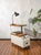 Vintage Famed Lamp Cart with Oak Tops, 1960s For Sale - Image 14 of 18