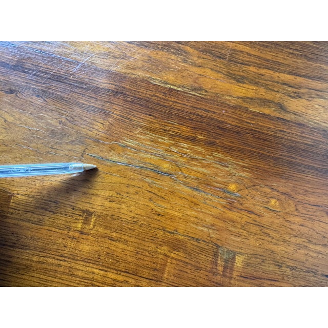 Vintage Henredon Round Dining Table With Pedestal Base For Sale - Image 10 of 12