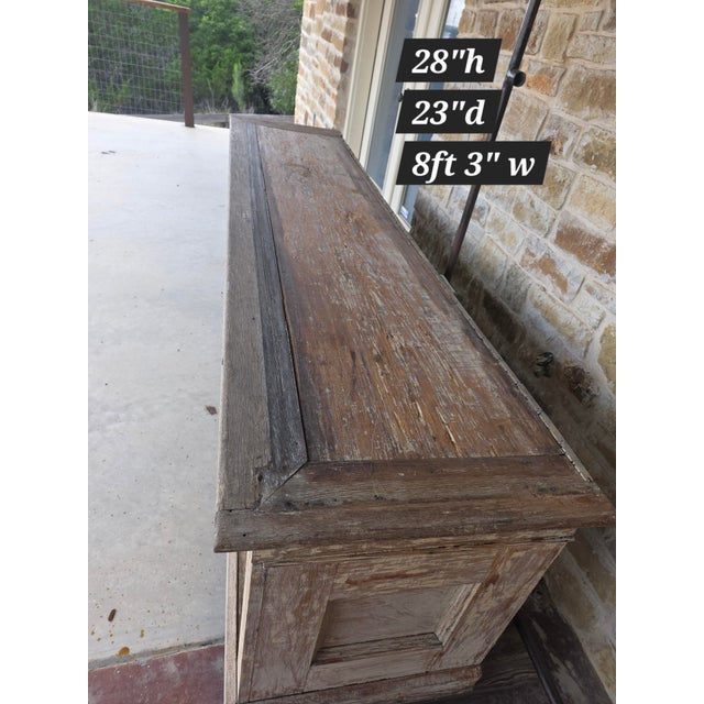 Antique Texas Mercantile Counter Cabinet For Sale - Image 9 of 11