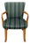 Alfred Christensen Style, Armchair, Bentwood, Fabric, Sweden, 1960s For Sale