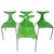 Green Delfy Chairs by Carollo for Kreaty, Set of 4 For Sale - Image 12 of 13