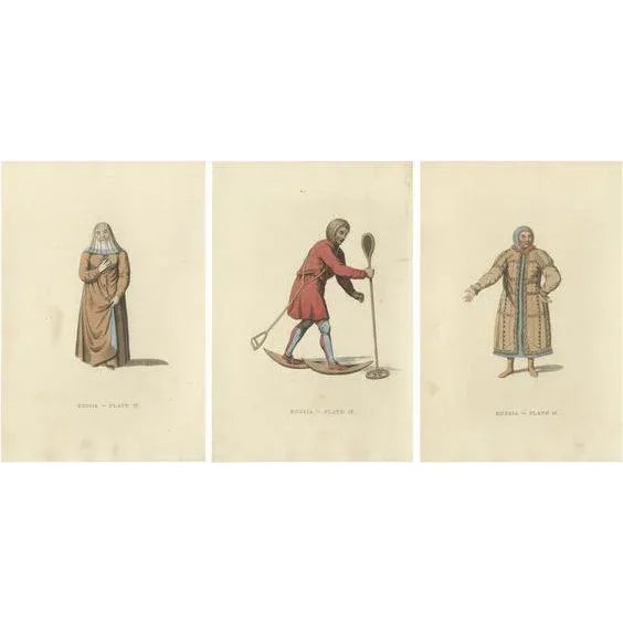 Traditional Attire of the Ostiak: Siberian Culture, 1814, Print For Sale - Image 6 of 6