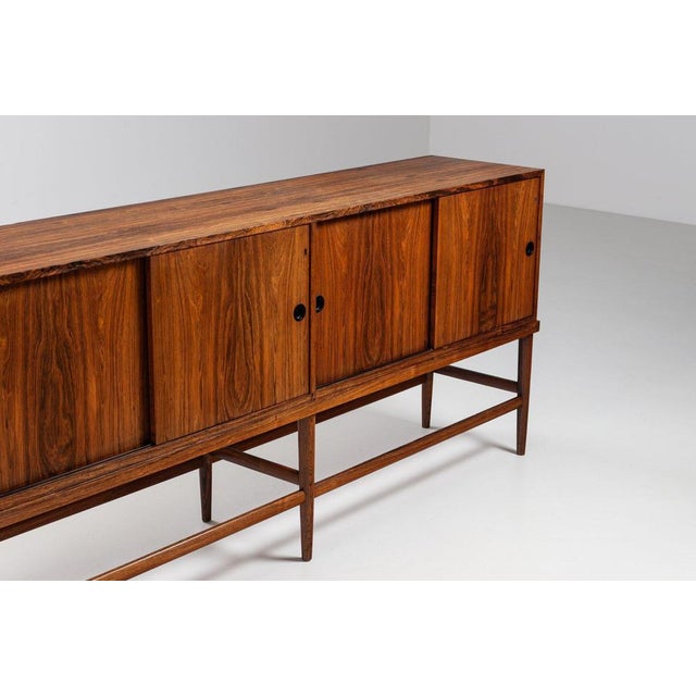 Highboard or Sideboard in Rosewood, Denmark, 1967 For Sale - Image 11 of 18