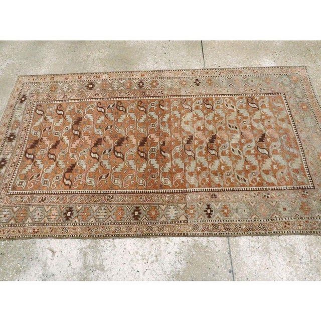 Galerie Shabab Collection Early 20th Century Persian Bidjar Throw Rug For Sale - Image 4 of 6