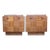 1960s Pair of Lane Brutalist Mid Century Modern Style Nightstands For Sale