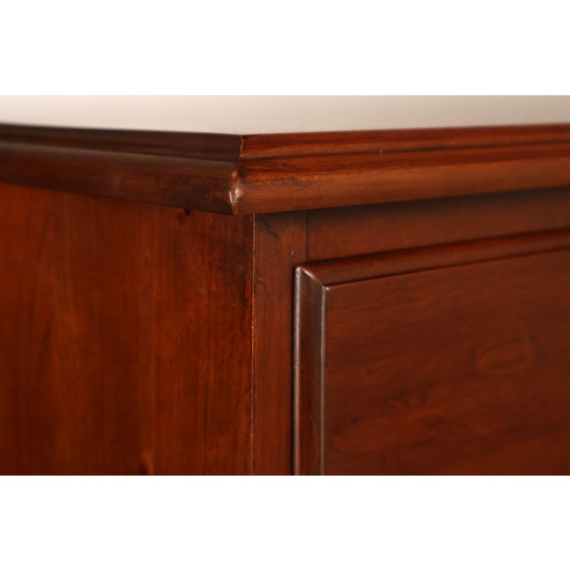 Brown Henkel Harris Chippendale Style Cherry Tall Chest For Sale - Image 8 of 18