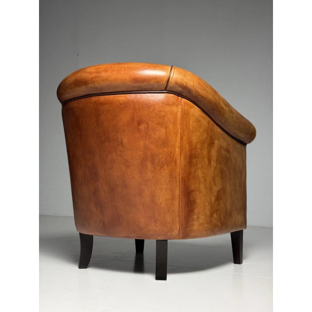 Set of Sheepskin Club Chairs For Sale - Image 12 of 18