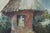 1990s Modernist Painting in Good Giltwood Cassetta Frame Signed For Sale - Image 5 of 7