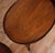 English 1940s Mersman Duncan Phyfe Style Mahogany Lyre Base Pair of Side Tables / End Tables For Sale - Image 3 of 15