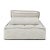 Low Modern Ivory Chaise Sofa For Sale - Image 4 of 8