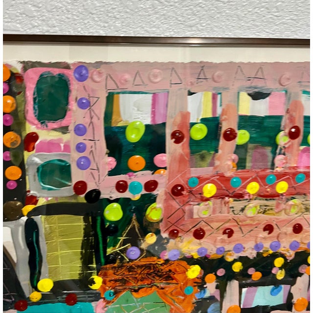 Lynne Golob Gelfman, Abstract Expressionist 1980s Painting Miami Woman Modernist Lynne Golob Gelfman, c.1983 For Sale - Image 18 of 18