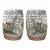 1960s Chinese Porcelain Set of Two (2) Porcelain Famille Rose Garden Seats / Qing Dynasty Porcelain Garden Seats For Sale