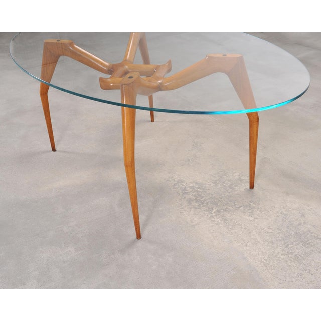 Wood Ico Parisi Style Italian Walnut Spider Leg Dining Table For Sale - Image 7 of 18