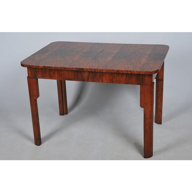 Art Deco Extendable Dining Table in Beech and Spruce, Czech, 1930s For Sale - Image 18 of 18