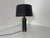 Mid-Century Danish Scandinavian Teak and Leather Table Lamp, 1950s For Sale - Image 11 of 11