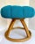 Mid-Century Modern Mid 20th Century Heywood-Wakefield Mid-Century Modern Flower Swivel Ottoman Footstool For Sale - Image 3 of 11