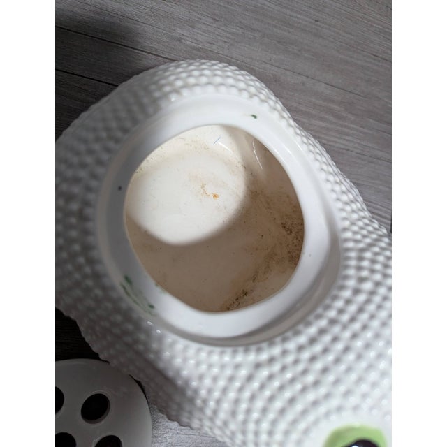 Vintage MCM Hobnail Frog Planter Flower Frog Style of Jean Roger For Sale In Dallas - Image 6 of 7