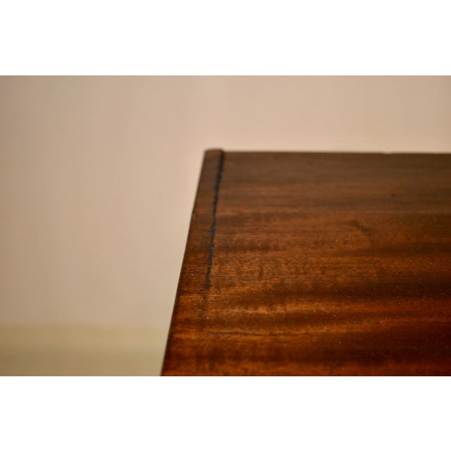 19th Century English Mahogany Bow Front Chest of Drawers For Sale - Image 10 of 12