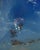 Sky 62 by James Van Fossan | Oil on cradled panel Cloudy blue sky with wispy clouds For Sale