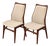 Vintage Dining Chairs by Wilhelm Benze, 1960s, Set of 2 For Sale