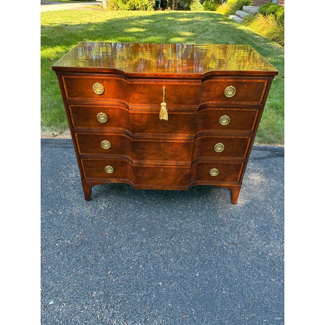 1940s Mahogany Chest Made by Beacon Hill For Sale - Image 10 of 12