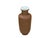 This elegant porcelain art vase features a minimalist silhouette with a rich, coffee-brown monochrome glaze that boasts a...