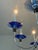 Art Deco Schonbek Rhiannon Sapphire Crystal Chandelier - 9 Light For Sale - Image 3 of 4