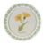 Kenneth Ludwig Chicago Round Framed Encyclopedia Floral Print (Set of 6) For Sale - Image 4 of 7