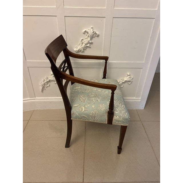 Antique Edwardian Mahogany Dining Chairs, 1900, Set of 10 For Sale - Image 14 of 18