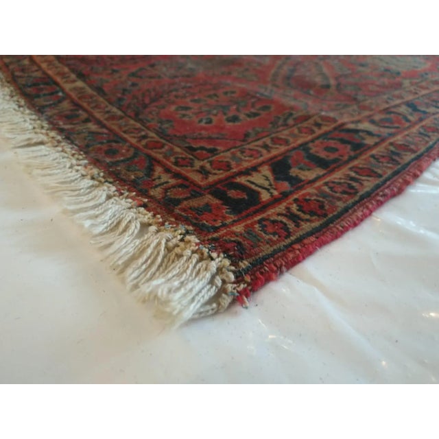 1920s 1920's Antique Persian Sarouk , 2' X 4' For Sale - Image 5 of 6