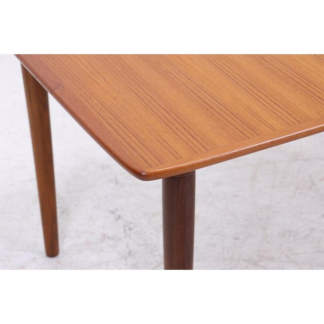 Mid-Century Extendable Teak Dining Table by Gustav Bahus For Sale - Image 9 of 15