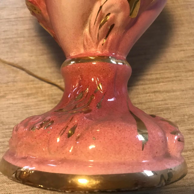 Italian Ceramic Base Table Lamp, 1970s For Sale - Image 10 of 12