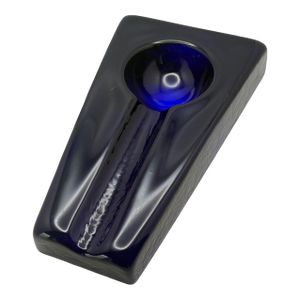 Vintage Comoy’s of London Italian Cobalt Blue Glass Cigar Ashtray