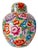 Large Chinese Polychrome Millefleurs Porcelain Mirrored Ginger Jar For Sale