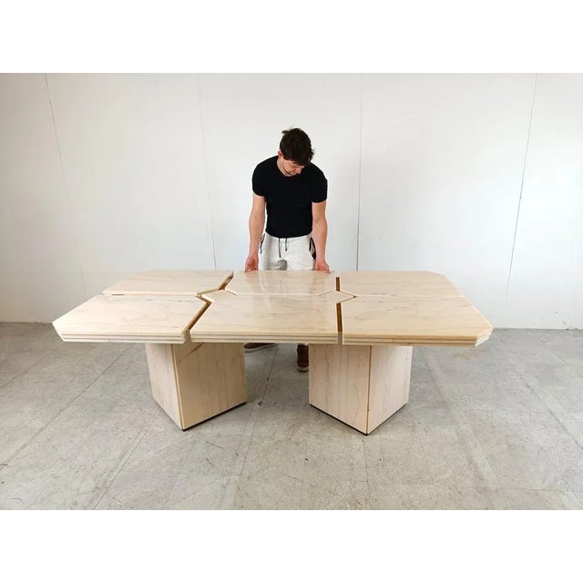 Vintage Marble Dining Table, 1970s For Sale - Image 11 of 12