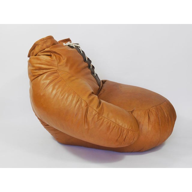 Leather Boxing Glove Chair attributed to Susi & Ueli Berger for de Sede, Switzerland, 1970s For Sale - Image 11 of 18