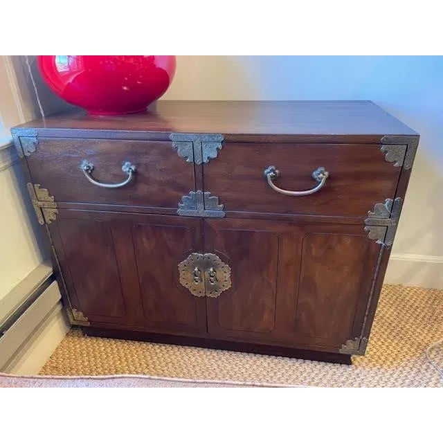 Asian Campaign Chest with Brass Mountings For Sale In New York - Image 6 of 6