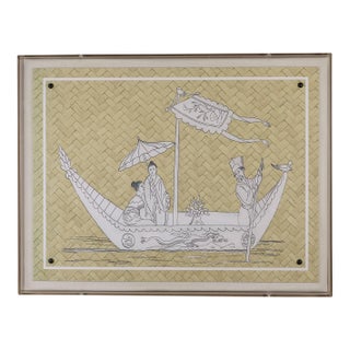 Winterthur for Port 68 Azalea Woods, Boat Shadowbox Giclee Print For Sale