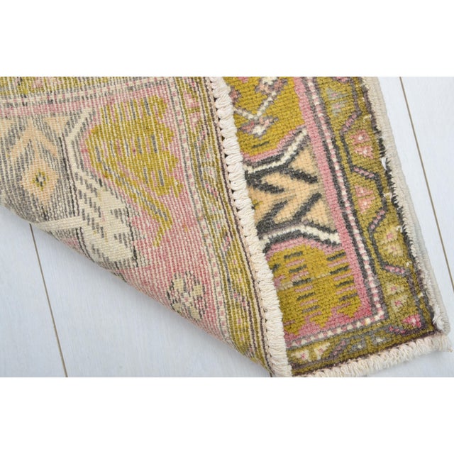 1960s Kurdish Wool Area Carpet For Sale - Image 4 of 5