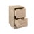 Contemporary Matthew Izzo Home Nayla Cerused Oak Two Drawer Side Table With Brass Drawer Pulls For Sale - Image 3 of 6