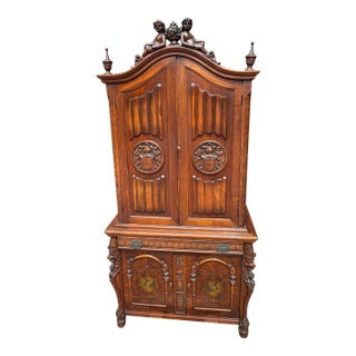 Late 20th Century Cabinet Secretarial Desk For Sale