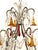 Gold-Plated Metal and Murano Glass Chandelier, 1940s For Sale - Image 12 of 18