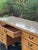Wood Vintage Coastal Bamboo & Rattan Campaign Desk in the Manner of Henry Link For Sale - Image 7 of 8