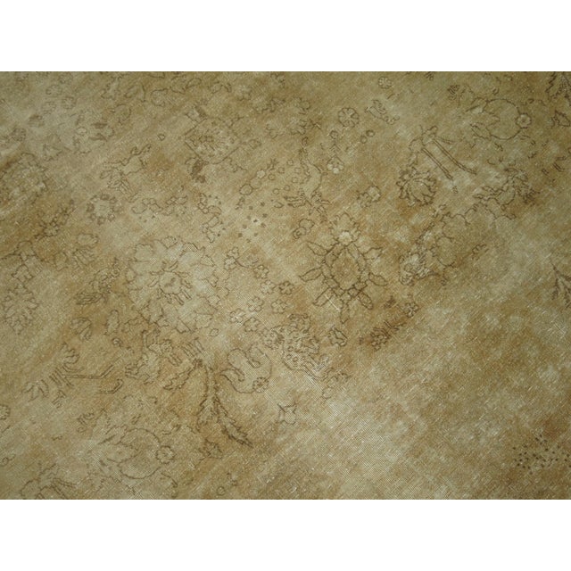 Antique Zabihi Collection Persian Tabriz Rug - 11'2" x 14'3" For Sale - Image 4 of 12